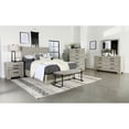 thumbnail image 2 of Coaster Channing 63" x 89" Modern Wood Queen Panel Bed in Gray Oak, 2 of 7