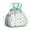 White Cartoon Dinosaurs-2, variant on White Cartoon Dinosaurs UFOs Stars Pattern Drawstring Lunch Bag Women - Drawstring Lunch Bag Insulated for Work Office - Stain-Resistant Large Lunchbags for Women with Multi-Pockets