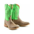 thumbnail image 3 of Men's Tin Haul Neon Bolt Boots with Yipee Ki Yay Sole Handcrafted Tan, 3 of 3