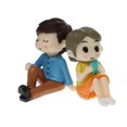 thumbnail image 1 of 1 Pares Románticas Muñeca Adornos de Pareja Regalos para , Juguete Pequeño, per shamjiam Adorno de casa de muñecas en miniatura, 1 of 8