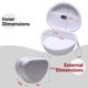 thumbnail image 2 of Estuche LTGEM para Audífonos Raycon Everyday Fitness Blanco, 2 of 8