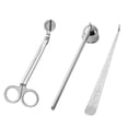 thumbnail image 2 of Juego de 3 Piezas de Accesorios para Vela Mecha Perfecl Acero Inoxidable Apagavelas, 2 of 8