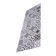 thumbnail image 4 of Door Sticker, Black White Pattern Scratch  Self Adhesive Easy Cleaning Door Decals Waterproof Decorative  for Clean Appearance, 4 of 8