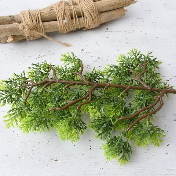 Mini Artificial Fake Bonsai Pine Trees Simulation Plants Leaves Home Art Decors