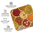 thumbnail image 4 of Disketp Pies Funny Coasters,4 Pcs Leather Coasters With Holder, Perfect Housewarming Hostess Gifts,Protect Furniture From Water Marks Scratch, 4 of 9