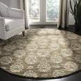 thumbnail image 2 of SAFAVIEH Soho Alicia Floral Wool Area Rug, Beige/Ivory, 3'6" x 5'6", 2 of 10