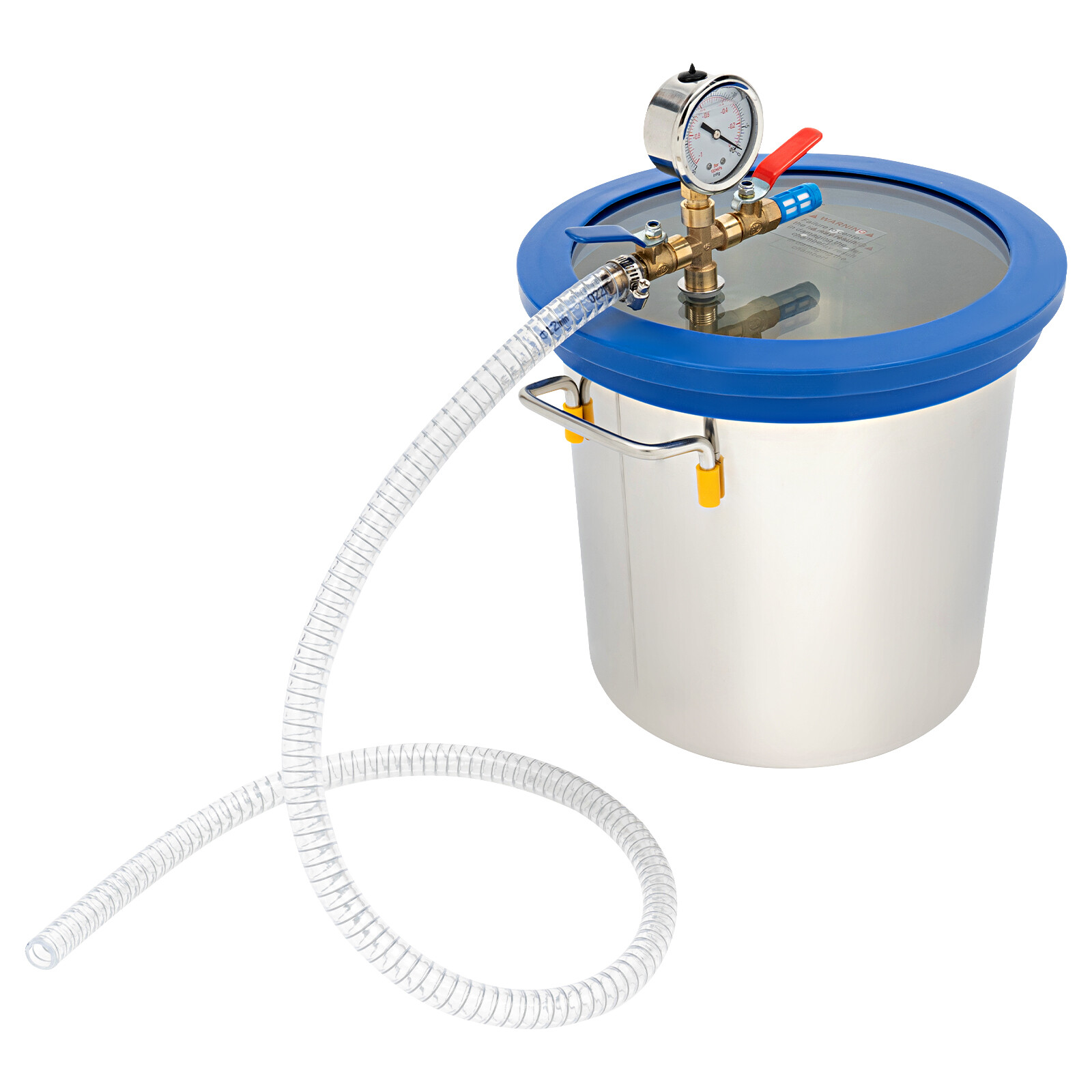 3 Gallon Vacuum Chamber with Lid Degassing Chamber Perfect for Stabilizing Wood, Degassing Silicones, Epoxies and Essential Oils