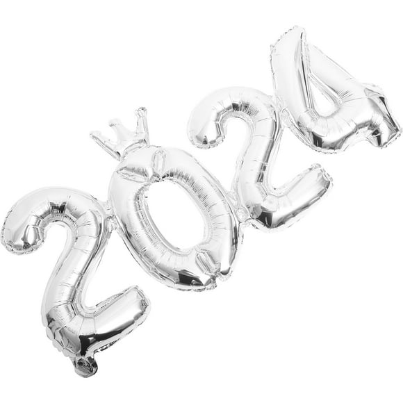 NIYANGLE 1 Set New Year Balloons as Table Centerpiece for Families
