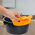 thumbnail image 3 of Colador con clip, escurridor de ollas de silicona Conecte el colador a la olla para Dr., 3 of 5