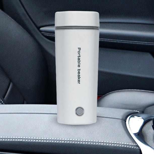 Taza calefactora para coche Macarena 400ml 12V blanco Tazas calefactoras para coche