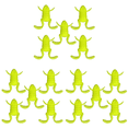 thumbnail image 1 of 5 Uds Cebo Suave 10g Flotante Con Patas para Pesca Lubina () Amarillo, 1 of 5