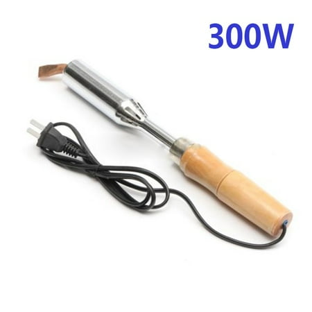 

Fule Soldering Iron Welding Electronic Copper Chisel Wood Handle 100/150/200/300W