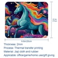 thumbnail image 5 of Unicorn Square Desk Mat Mousepad, 8.3x9.8 Inch Non-Slip Rubber Bottom, Printed Gaming Mousepad for Office and Gaming, 5 of 6