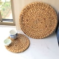 thumbnail image 3 of 2Pcs Decorative Woven Placemat Teapot Insulated Mat Dinning Table Ornament, 3 of 8