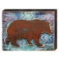 thumbnail image 1 of Designocracy 982142-08 Brown Bear Mountains Art on Board Wall Decor, 1 of 1