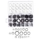 thumbnail image 1 of 225-Piece Circlip Retaining Fastener Kit for Machine and Vehicle, 1 of 3