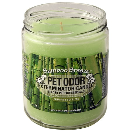 Bamboo Breeze Pet Odor Exterminator Candle - Walmart.com