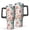 Pioneer Flower Floral-2, variant on 40oz Pioneer Flower Floral Print Pattern Insulated Tumbler with Handle, BPA-Free Leak Proof Lid and Straws, Double Wall Vacuum, Hot 12h/Cold 34h