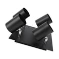 thumbnail image 1 of Track Lighting Fixtures, Matte Black Iron Rust Proof 4 Light Track Lamp Holder  For Home, 1 of 8