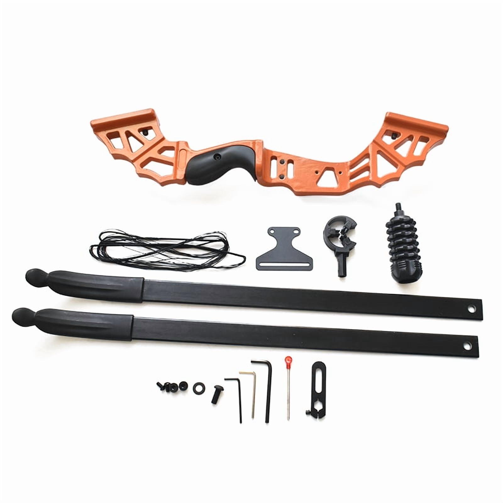Piaoyu Archery 50" Takedown Bow and Arrows Set for Adults 40lb Metal Riser Right Hand Recurve Bow Kit for Beginner To Intermediate Hunting Target