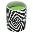 thumbnail image 4 of Glo Zone Color-Changing Scented Ceramic Christmas Holiday Candle, Vibin’ Green, 12 oz, 4 of 6