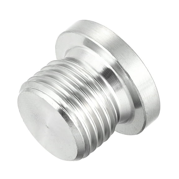 Countersunk Plug Internal Hex Head Socket with Flange -M16 x 1.5 Male Stainless Steel Pipe Fitting Thread