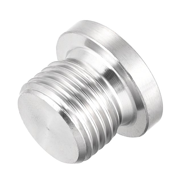 Unique Bargains Countersunk Plug Internal Hex Head Socket with Flange -M16 x 1.5 Male Stainless Steel Pipe Fitting Thread
