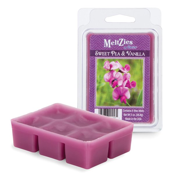 Meltzies Scented Wax Melts Sweet Pea Vanilla Scent Cubes