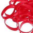 thumbnail image 3 of FESTFENDS 50 Pcs Bracelets Élastiques en Silicone Rouges Bandes Décoratives pour Événements Extérieurs, 3 of 6