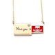 thumbnail image 1 of Envenenamiento la plaza roja marca de advertencia Sobre de carta de amor, collar y joyas colgantes, 1 of 3