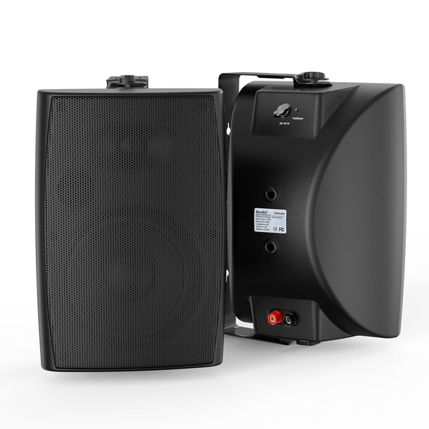Altavoces Bluetooth para exteriores Herdio, 5,25 pulgadas, 300 W, color negro