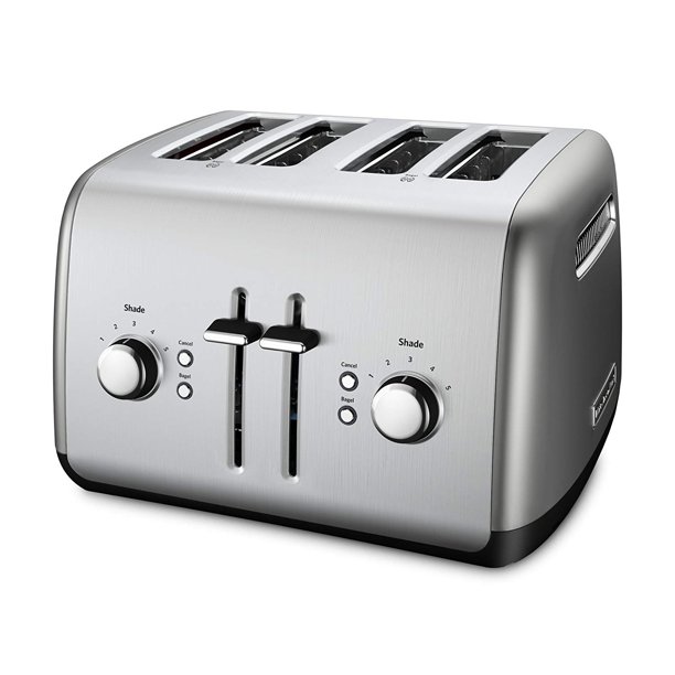 KitchenAid RKMT4115CU 4Slice Toaster with Manual HighLift Lever