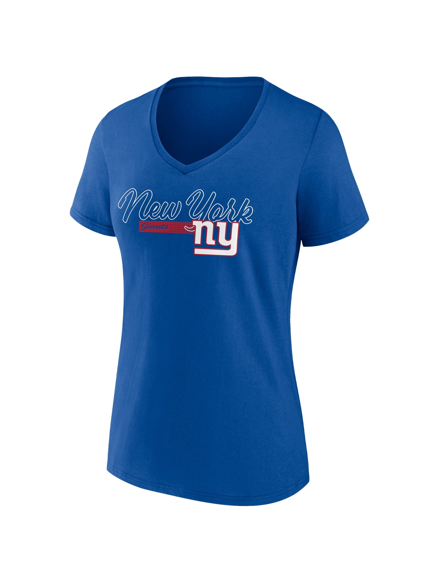 NFL New York Giants Women's Cotton Blue Short Sleeve T-Shirt