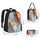 thumbnail image 2 of Easygdp Koi Fish Water Mochila para Niños y Niñas con Set de Caja de Almuerzo y Estuche para Lápices 3 en 1, Mochila Escolar Estampada para Adolescentes, 2 of 7