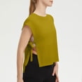 thumbnail image 5 of SAWOBUUN Womens Side Tie Cropped Tank Tops Summer Oversized Sleeveless Casual Loose Fit Boxy Basic Tees, 5 of 8