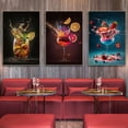thumbnail image 3 of Retro Cocktail Explosion Canvas Painting, Whiskey, Iced Juice, Ice Tea Drinks, Posters Prints,Club, Restaurant, Bar, Home Decor50 x 70 cm (without frame),R, 3 of 7