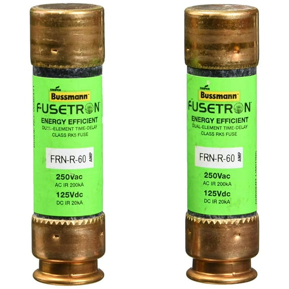 Bussmann BP/FRN-R-50 50 Amp Fusetron Dual Element Time-Delay Current ...