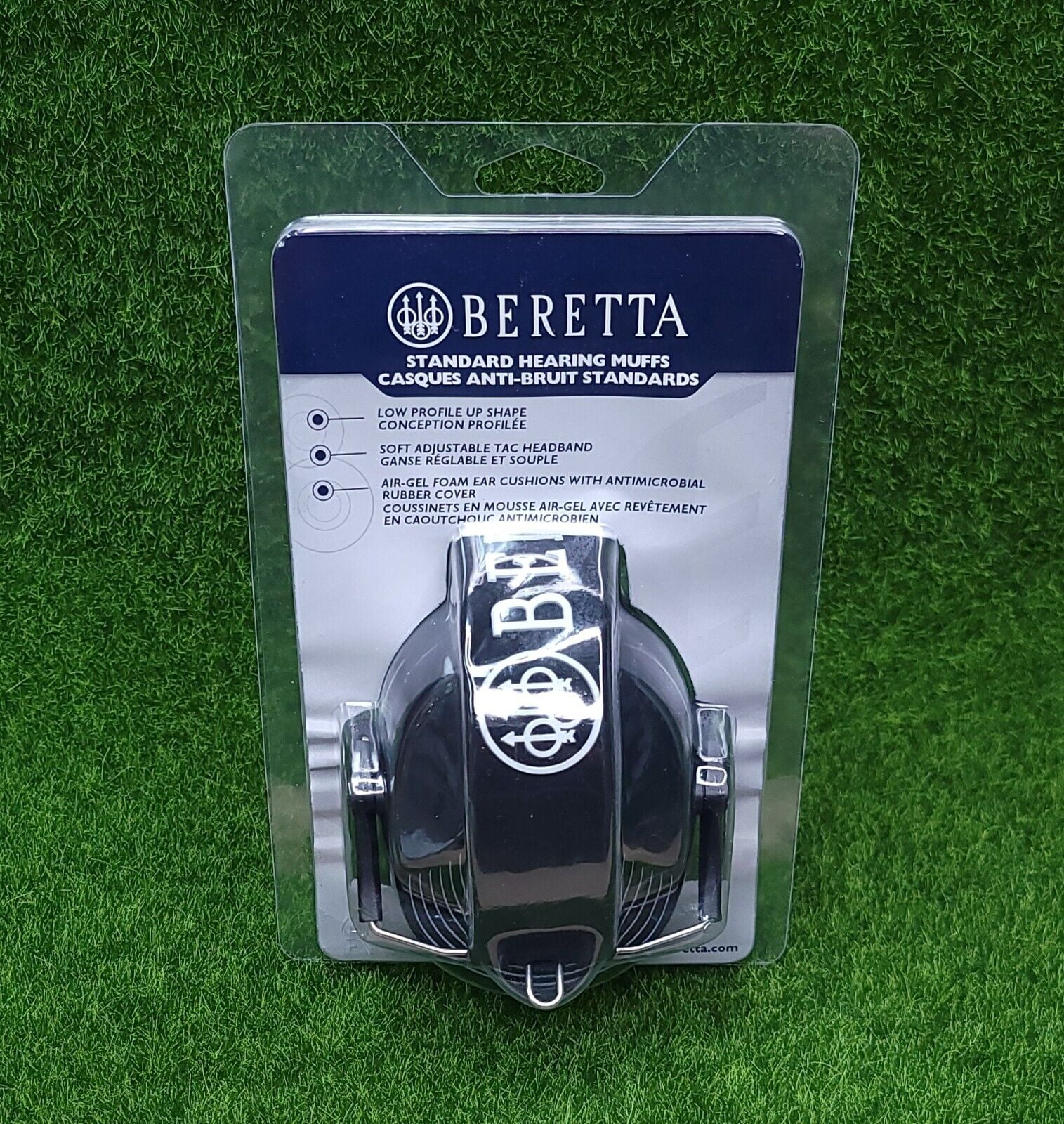 Beretta Hearing Protection Competition Compact One Size Safety Pro Earmuff Black