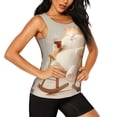 thumbnail image 2 of Fotbe Relaxing Cat With Tea Blusas Sin Mangas para Mujer – Estilo Casual, Corte Suelto, Slim-Fit, Cuello Redondo Deportivo, Tops de Verano para Gimnasio y Yoga-X-Large, 2 of 7