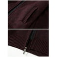 thumbnail image 4 of Gioberti Boy's Full Zip Knitted Cardigan Sweater with Hoody and Sherpa Lining, 4 of 4