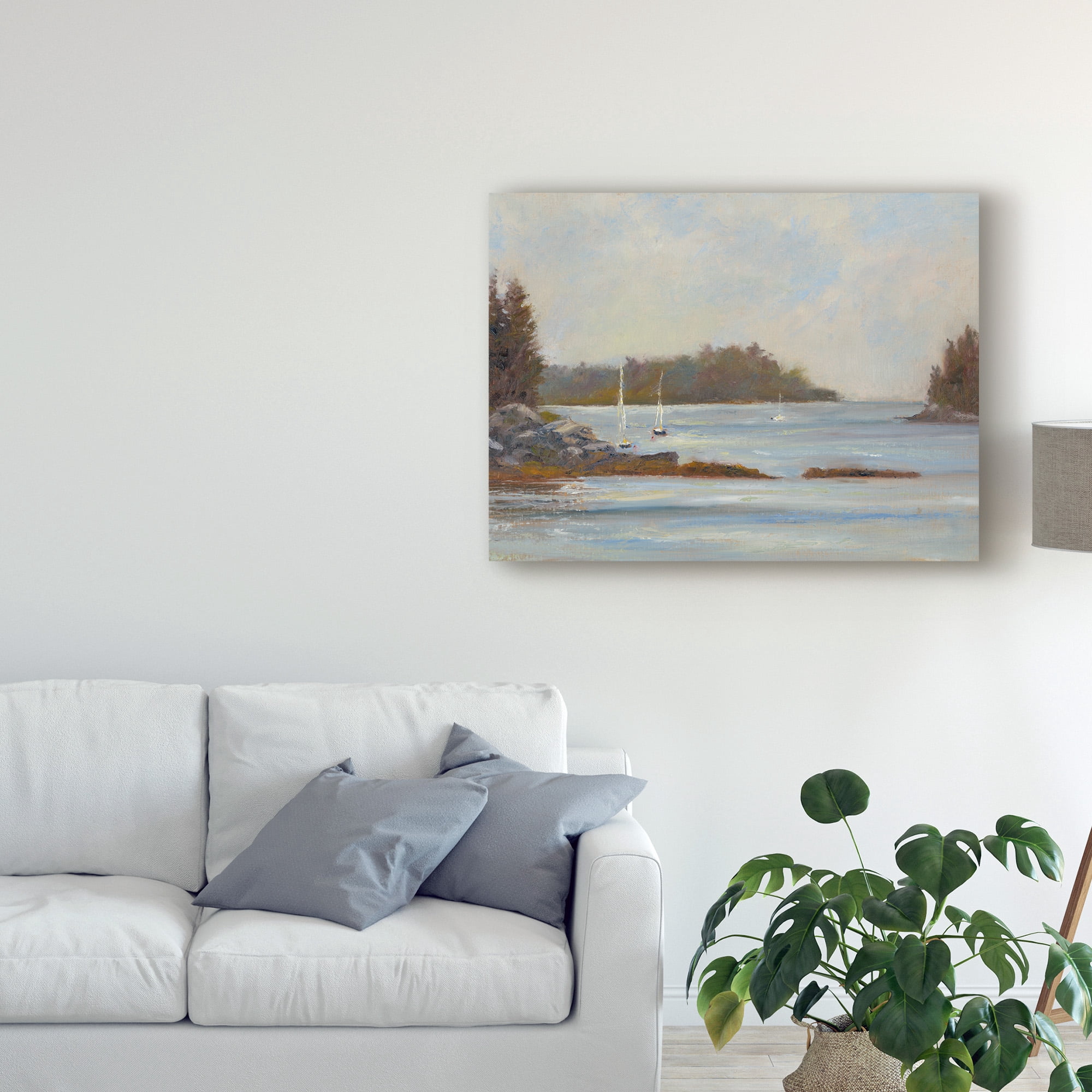 Trademark Fine Art 'Safe Cove' Canvas Art by Marilyn Wendling