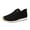 Black, variant on Willtoo Women’s Orthopedic Dress Shoes Knit Mesh Lace Up Walking Sneakers with Arch Support, Lightweight Breathable Low Top Casual Shoes, Fashion Comfort Daily Footwear