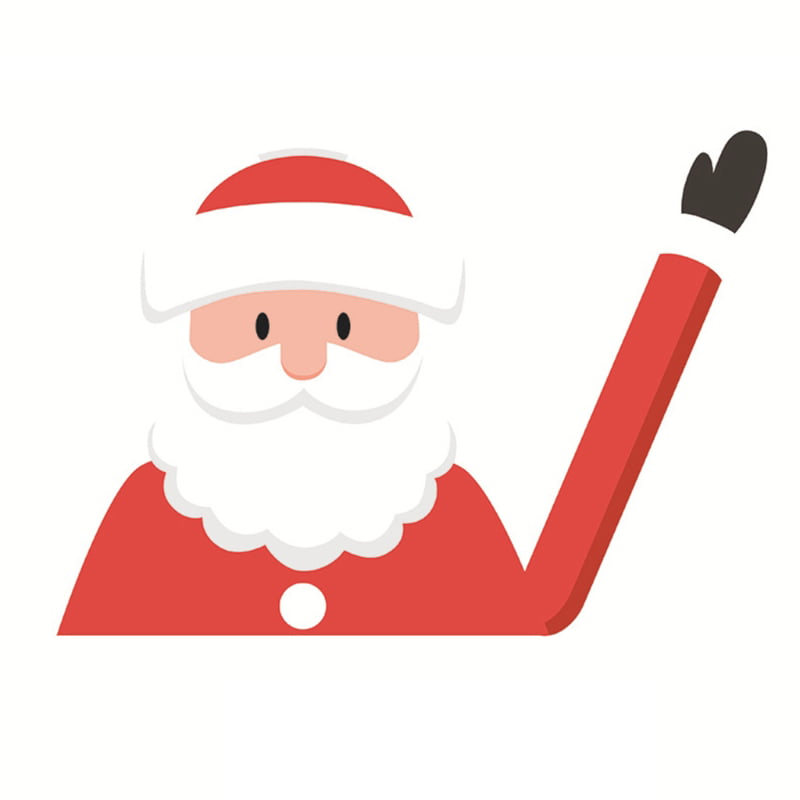 Merry Christmas Car Stickers Wiper Santa Claus Snowman Elk Window Decals Decor 