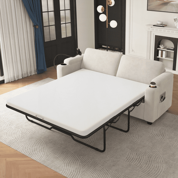 Loveseat - Linen/Modern/Small Space - Living Room
