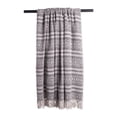 thumbnail image 2 of Contemporary Home Living Adobe Stripe Classic Gray Cotton Throw, 50" x 60", Patterned, 2 of 2