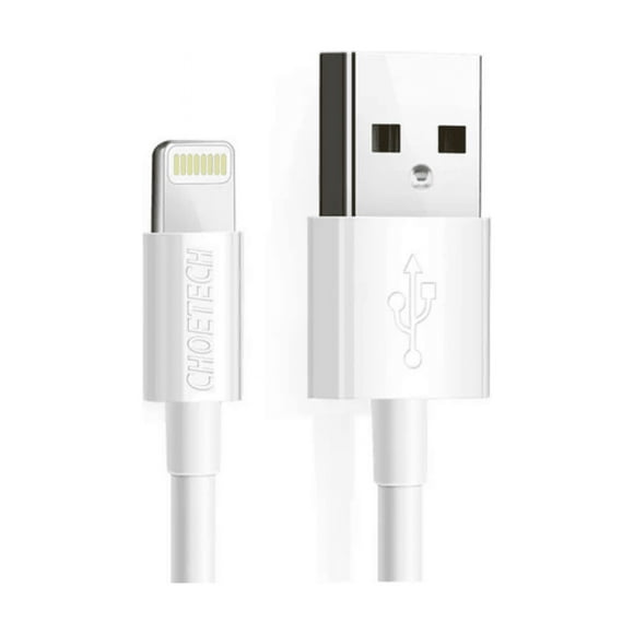 Cable Choetech Usb A Tipo Lightning Color Blanco Choetech S-O_01170