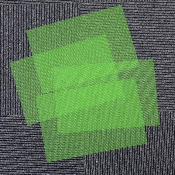 GOOHOCHY EVA Refrigerator Liners for Placing Food and Waterproof 4 Pcs Green 45x29cm