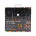 thumbnail image 3 of Amdohai 36 Bright Colors Fineliner Color Pen 0.4mm Fine Point Colored Pen Marker Set for Journaling, 3 of 8