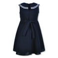 thumbnail image 2 of Bonnie Jean Girls' Nautical Bow Dress - navy, 8 (Big Girls), 2 of 2