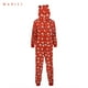 thumbnail image 1 of Jumpsuit de la casa de Navidad pijamas con capucha impresa de manga larga para hombres Eigraketly AP000325-03, 1 of 7